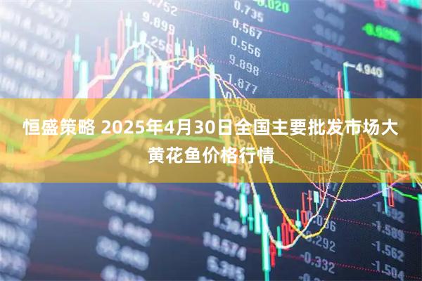 恒盛策略 2025年4月30日全国主要批发市场大黄花鱼价格行情